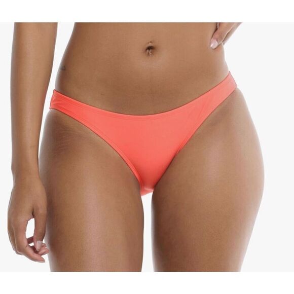 Body Glove Women's Smoothies Basic Solid Fuller Coverage Bikini Bottom Swimsuit - Picture 1 of 7